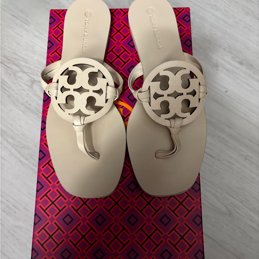 Tory Burch Women's Cream Sandals